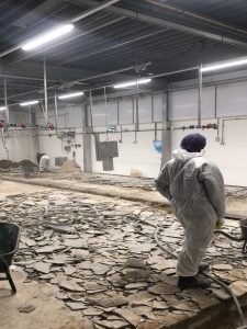 Pouring concrete floor 3