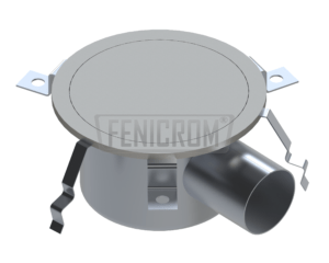 Stainless Steel Floor drain HTYG-C round hermetically sealable with circular cover plate with horizontal outlet South Africa