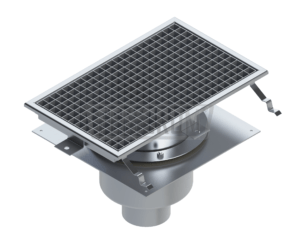 Stainless Steel Trench Drain DAG isolated normal duty insulated with vertical outlet South Africa