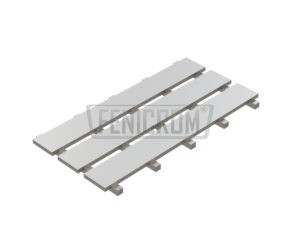 Stainless steel grating heavyl duty enforced slats grating South Africa