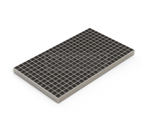 Stainless steel grating normal duty double welded mesh grating anti slip mesh gratings look like a honeycomb South Africa
