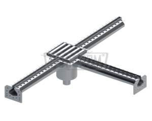 Stainless steel slot drains ITMP-3AG isolated heavy duty t shaped drains center drain descending drainage pit with odor trap South Africa