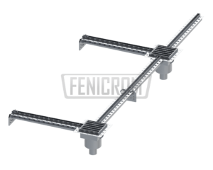 Stainless steel slot drains ITMP-MULTI isolated heavy duty two or more drains with odor lock each from point descend South Africa