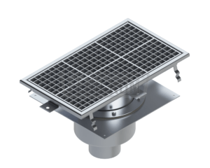 Stainless steel trench drain TDAG isolated heavy duty insulated with vertical outlet South Africa